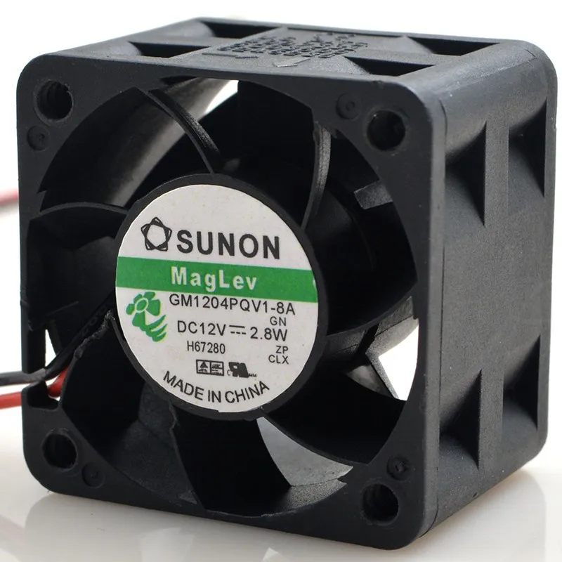 

Original 4CM 40 * 40 * 28MM 1U2U Server Cooling Fan 12V 2.6W GM1204PQV1-8A