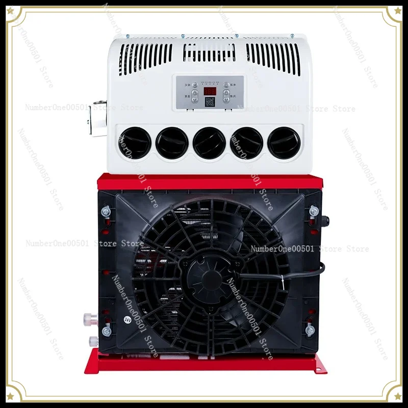 24V/12v Large Truck Parking AirConditioner Refrigeration Car ElectricFrequency Conversion Car Truck Excavator LoaderModification
