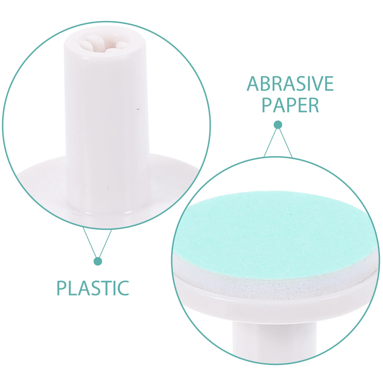 

12Pcs Infant Nail File Pads Baby Nail Grinding Heads Electric Trimmer Replacement Parts Fingernail Shaping Tool for Newborns