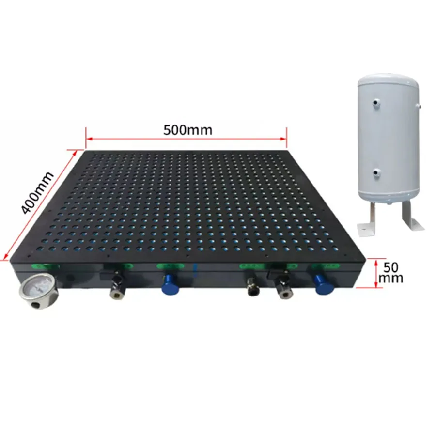 Multi point vacuum suction cup, industrial CNC pneumatic suction cup, porous processing, ultra strong anti blocking drainage tan