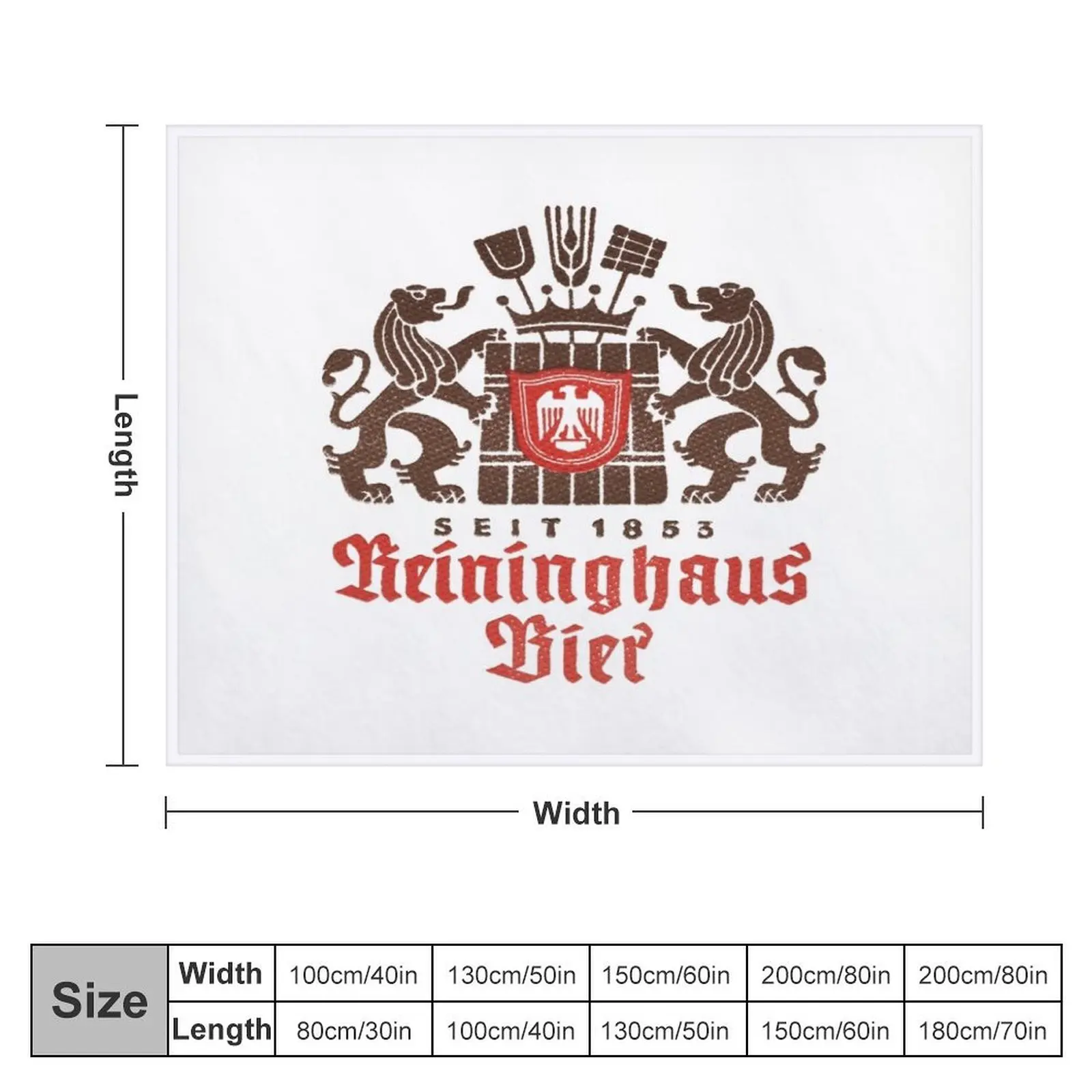 Reininghaus Bier Throw Blanket Travel Summer funny gift Fashion Sofas Blankets