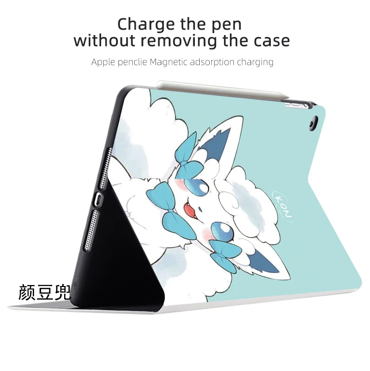 حافظة Vulpix Anime Goupix لجهاز iPad 10.2 7th 8th 10th Air 4 5 Mini 5 6 حافظة فاخرة من السيليكون لجهاز iPad Pro11 12.9 بوصة 2022 2023