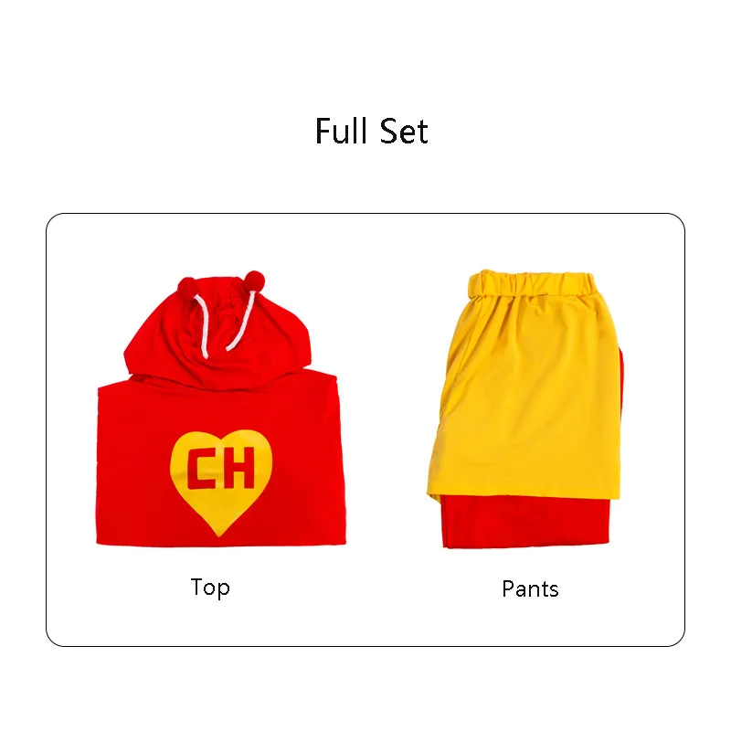 Comedian Cosplay Costume Jumpsuit Short Pants Mexican Chespirito 4 Halloween Cosplay Bee Costume Customized Clothes Outfits view 5
