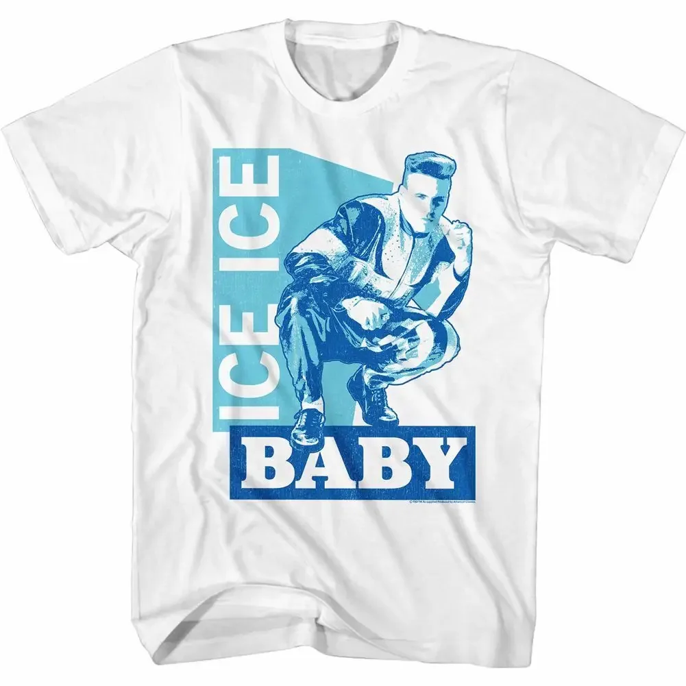 Vanilla Ice Baby White Adult T Shirt