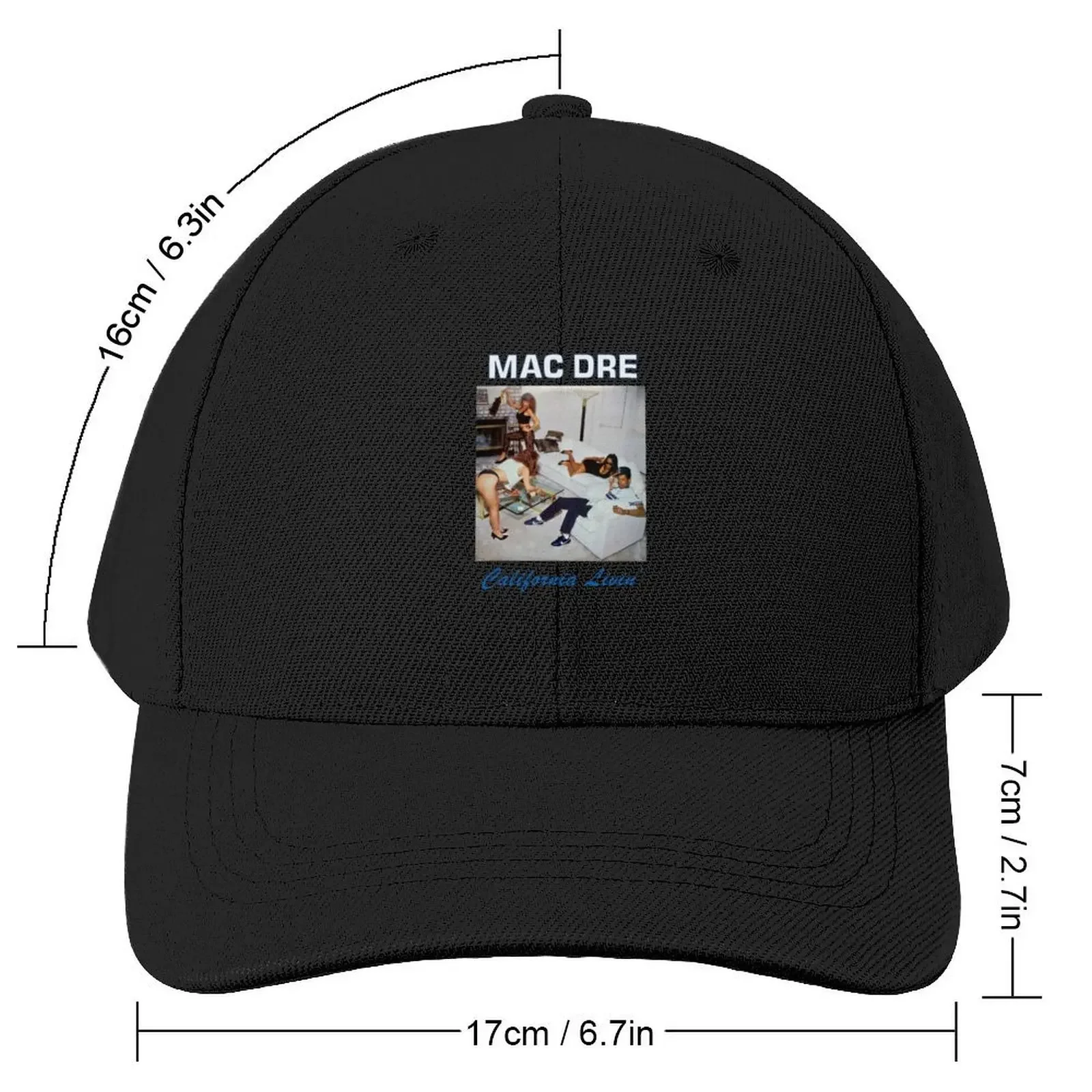 Mac Dre - California Livin Baseball Cap Christmas Hat Golf Hat Man foam party Hat Girl'S Hats Men's