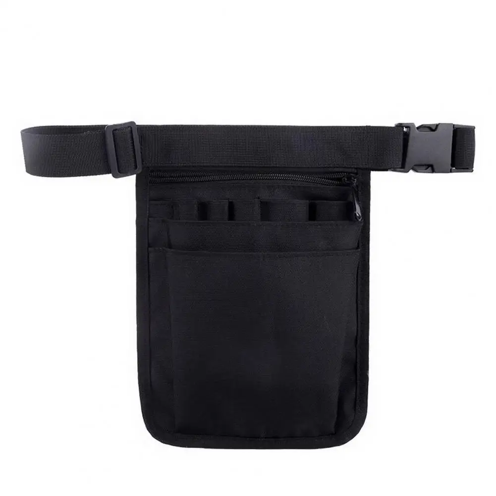 Barber Tools Bag Waterproof Nurse Belt Bag with Adjustable Strap Multi-layered Storage for Barber Tools Capacity Outdoor Tool