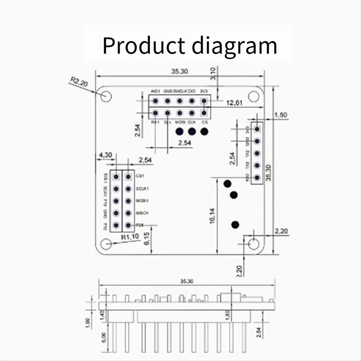 

Новый радарный модуль NewABNR LD8001B 79G для бесконтактного измерения уровня с миллиметроволновым датчиком, высокоточное измерение уровня LD8001B