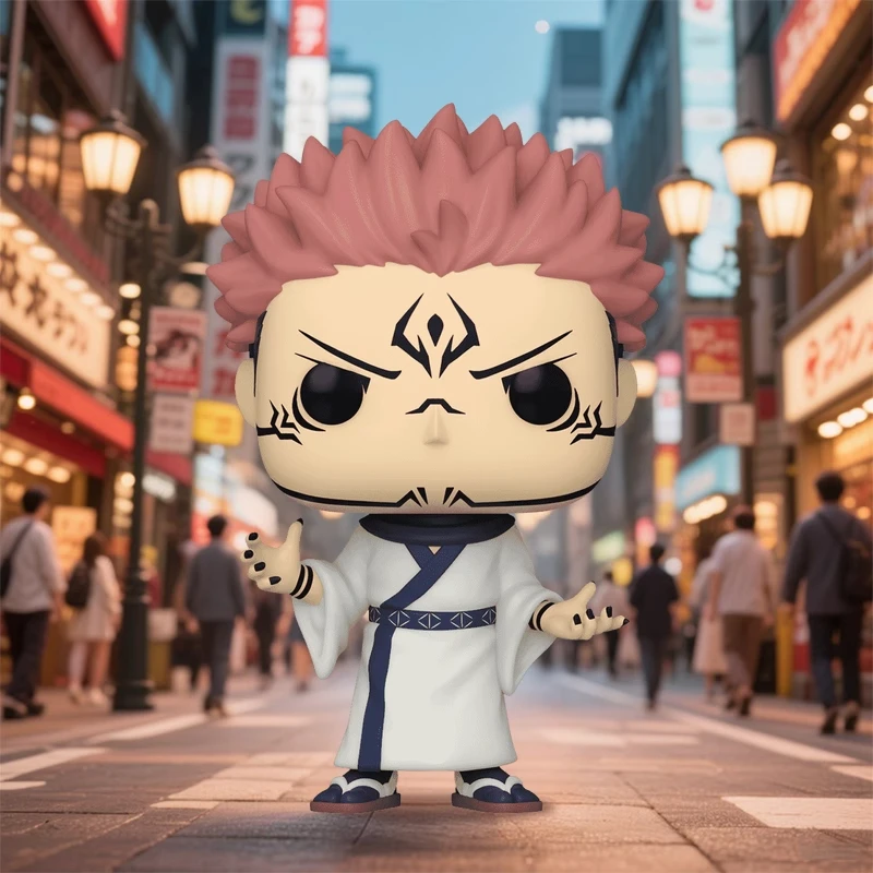 Edición genuina FUNKO POP 《Jujutsu Kaisen》Sukuna Yuji ItadoriAnime acción decoración de escritorio ornamento modelo juguetes modelo coleccionable