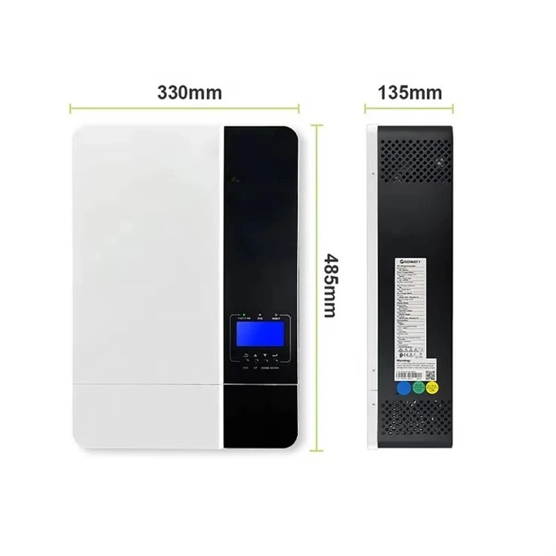5KW OFF Grid Inverter Single Phase 48V 230V 5Kw Pure Sine Wave Grid Compatible With Wifi Hybrid Inverter SPF 5000ES