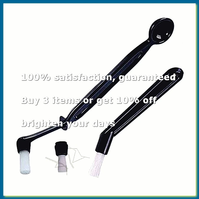 Coffee Machine Cleaning Brush Set, 3 Pieces Espresso Cleaner Brushes with Spoon Tool