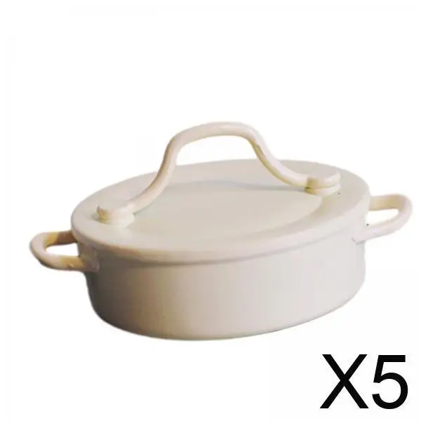 

Миниатюрные кастрюли для кукольного домика в масштабе 1:6, кухонные принадлежности из сплава для игрушечной кухни, мини-кухня для девочек