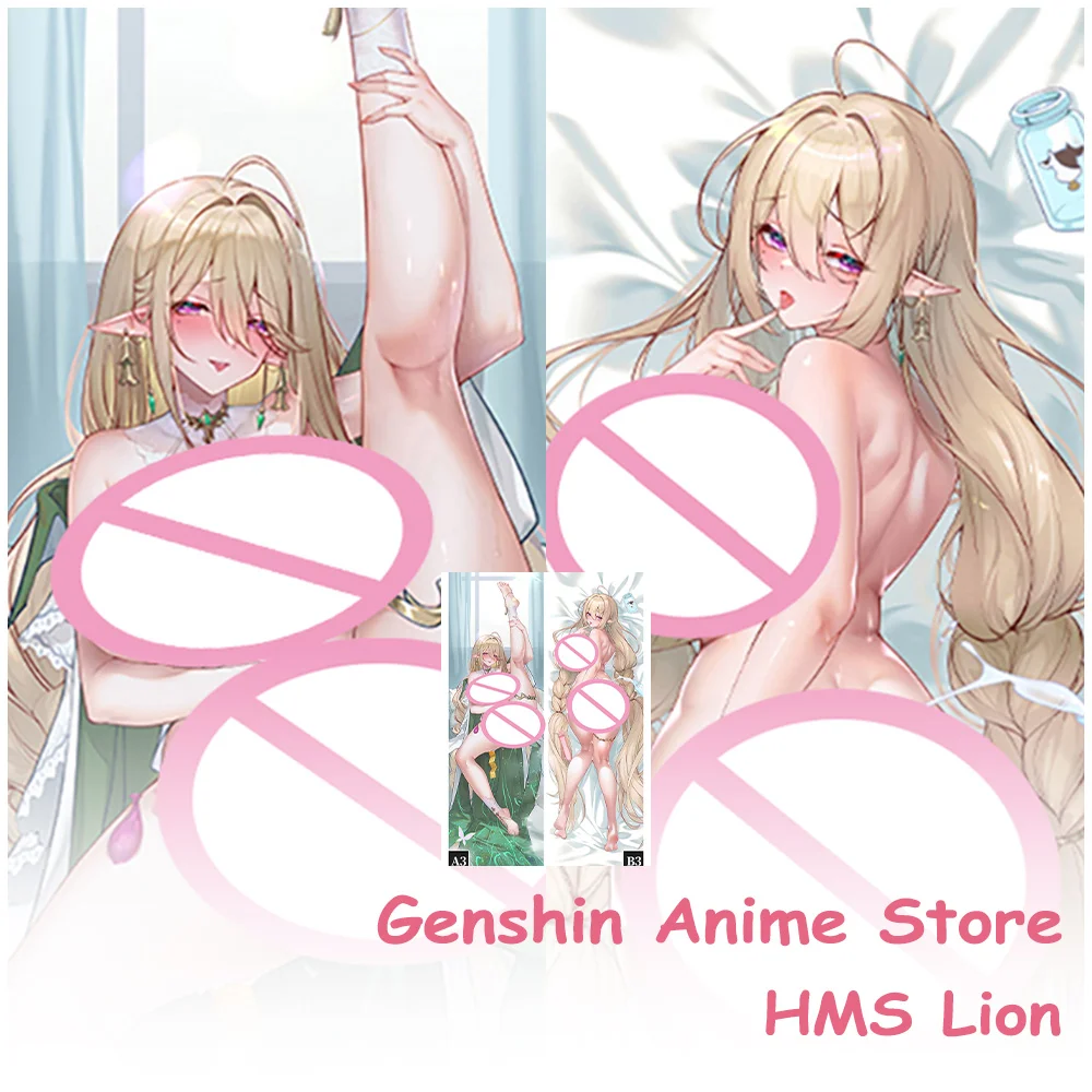 Dakimakura Azur Lane HMS Löwe Cartoon Körper Kissenbezug Cosplay Requisiten Anime Doppelseitig Bedruckte Otaku Kissen Kissenbezüge