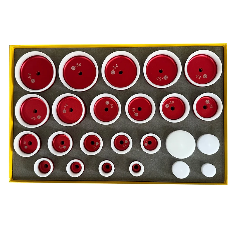 تحديث 6173 مشاهدة الغطاء الخلفي الصحافة أداة الزجاج المعدني كريستال الضغط المناسب أداة رائعة ووتش حالة إغلاق الظهر #5