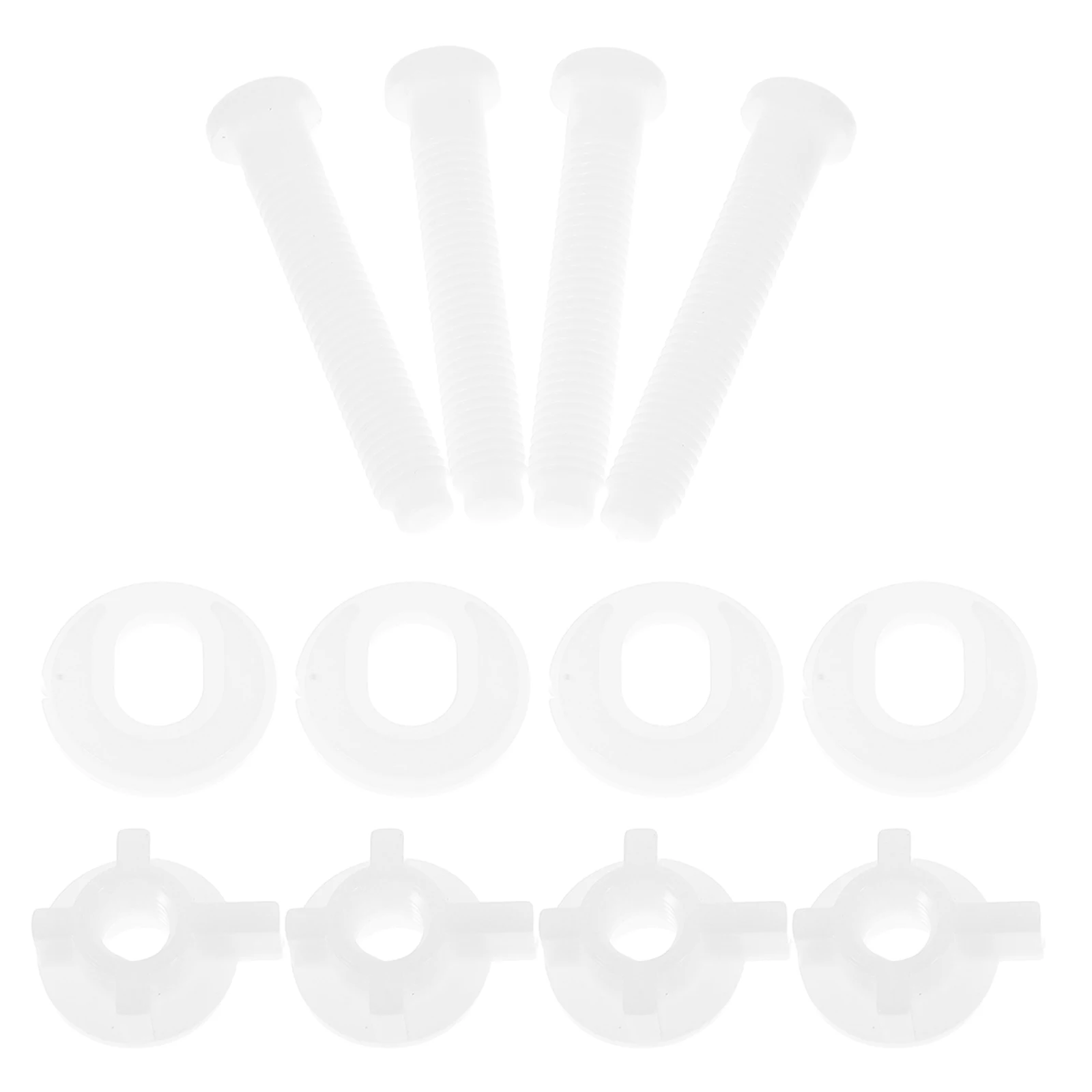 

4Pcs Toilet Lid Screws Durable Fixing Screws Bathroom Toilet Seat Cover Replacement Accessories Reliable Installation