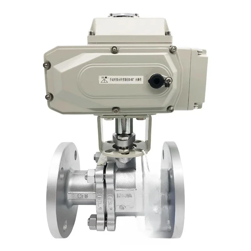 

Electric stainless steel ball valve flange 304 high pressure high temperature cast steel cut-off steam valve Q941F