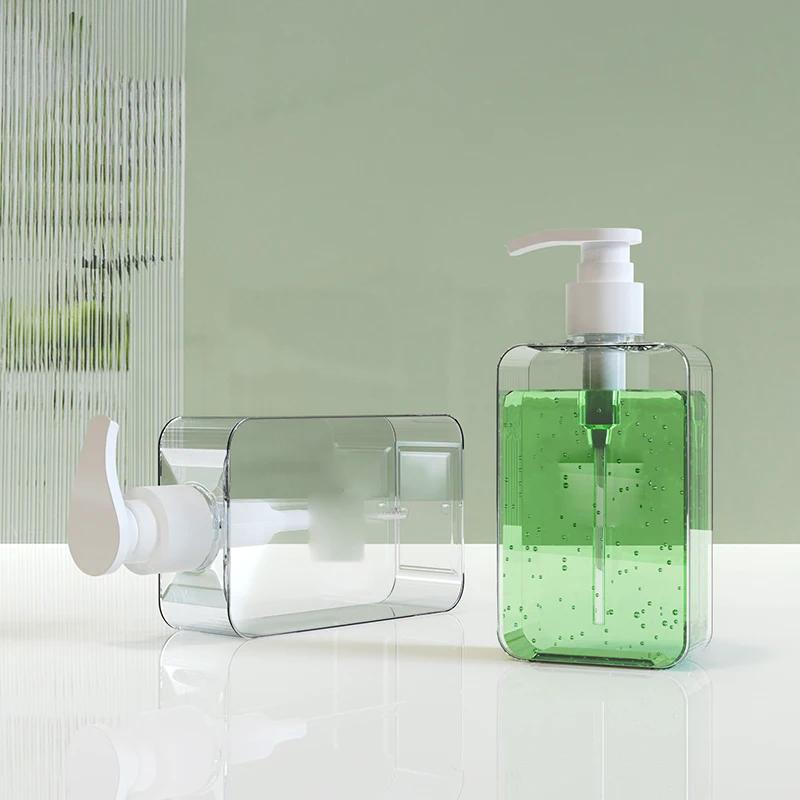 Soap Dispenser Bottle Bathroom Liquid Shampoo Shower Gel Bottle Refillable Storage Container Soap Press Empty Bottles