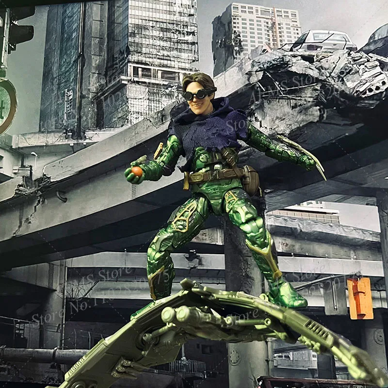 1/12 Scale Collectible Figure Damaged Hoodie Green Goblin Hero No Return Tops Fit 6inch Action Figure Model