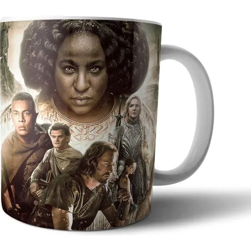 Pixxa Lord Of The Rings Mug & Glass Model 3. Gift, Home, Office, Tea and Coffee Glass Beverage Cup, Glassware.