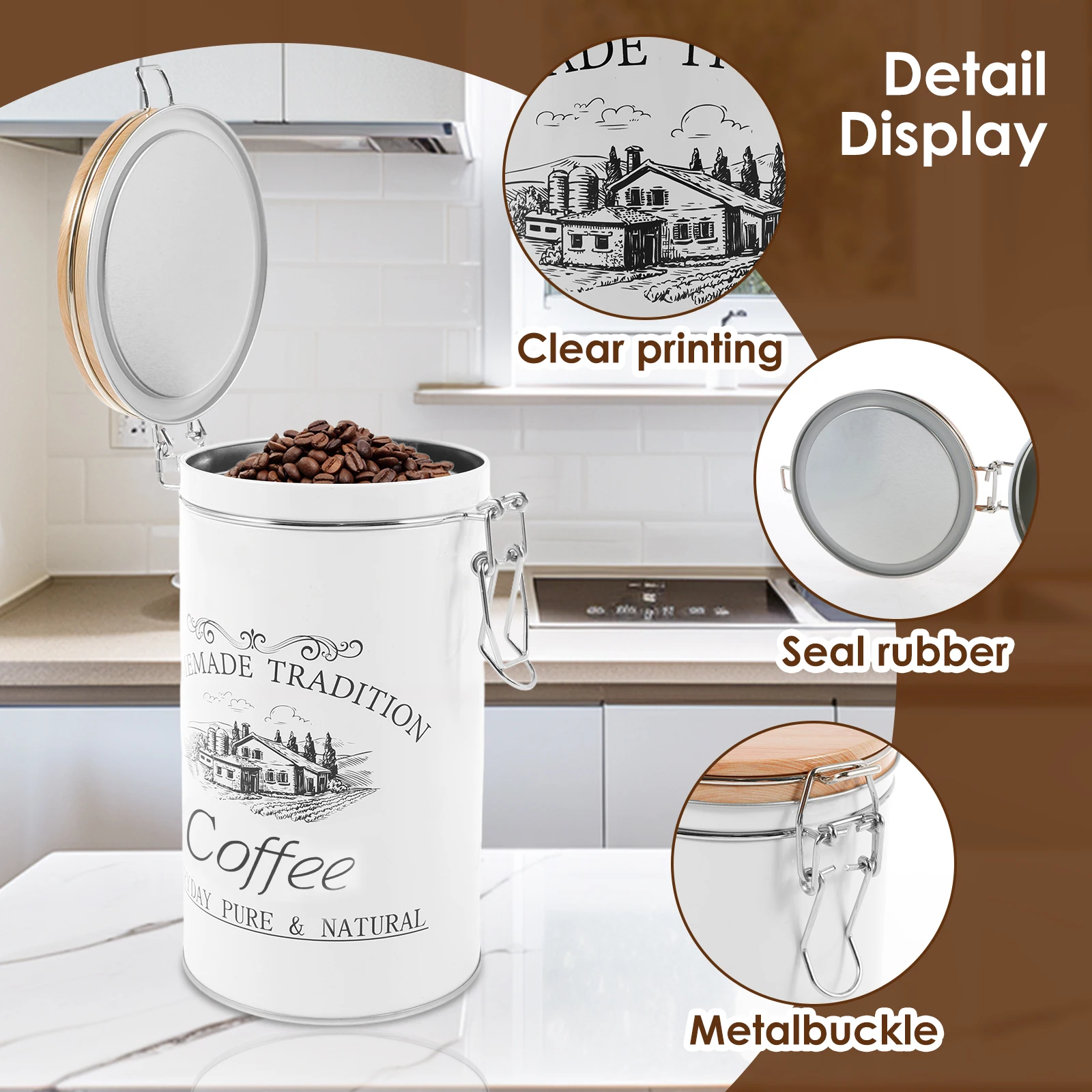 Tea Coffee Sugar Canisters 5