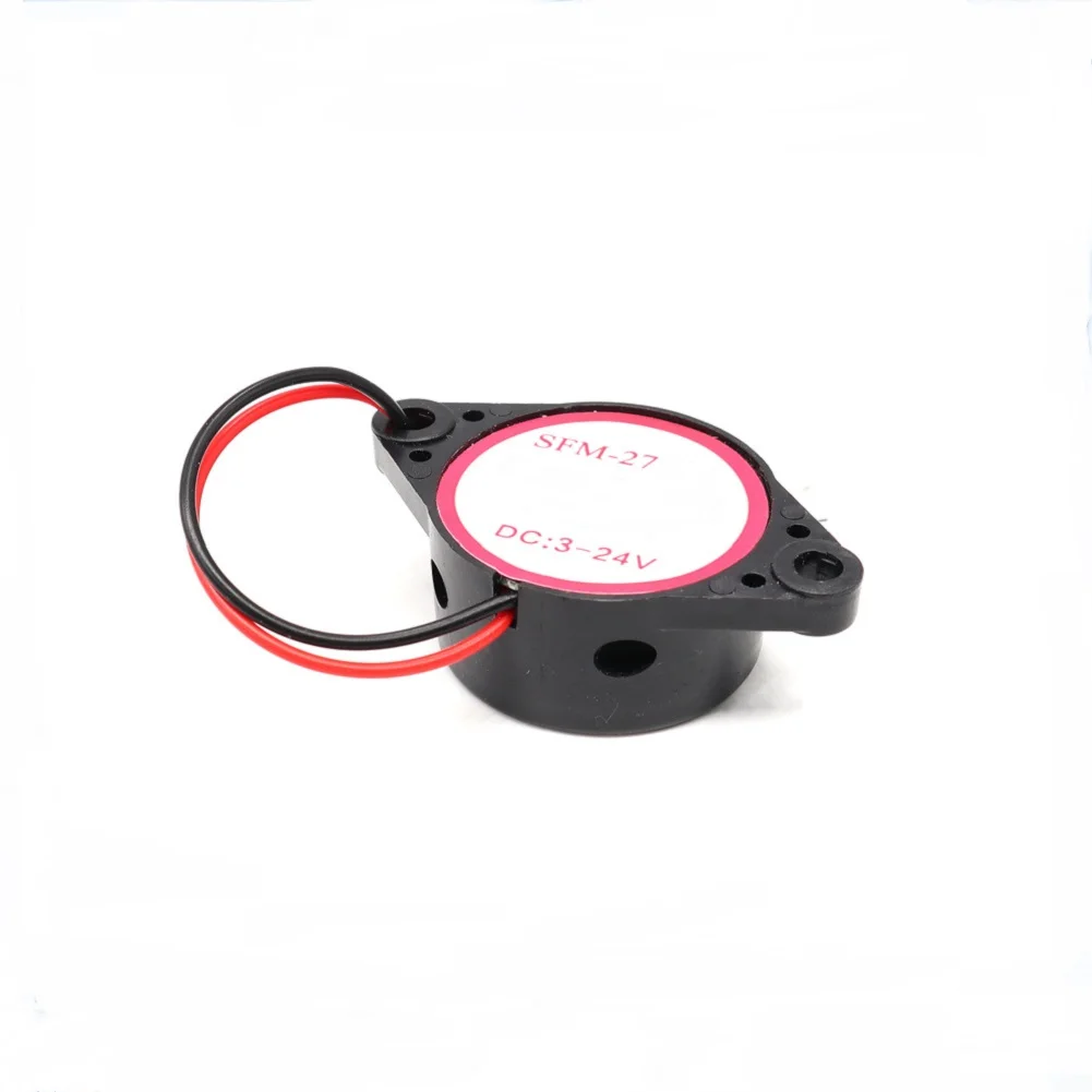 1×100DB Alarm High Decibel DC3-24V 12V Electronic Buzzer Beep Alarm Intermittent Continuous Beep Anti Theft Horn Electronic