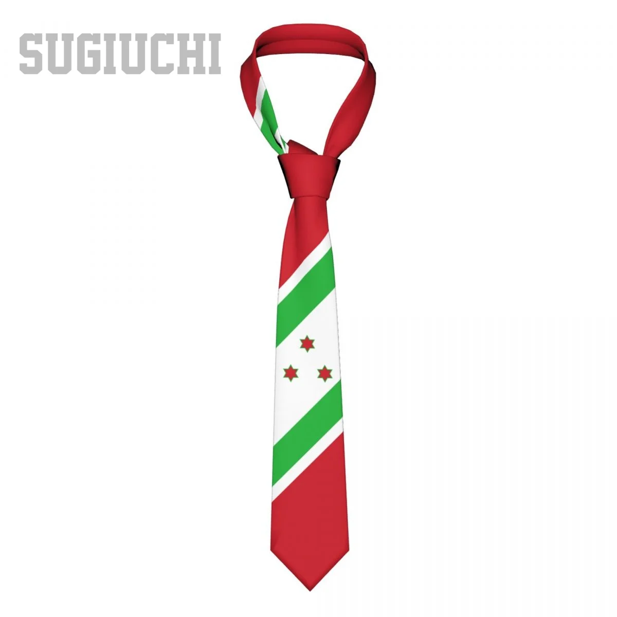 

Burundi Flag Emblem Men Women Neck Ties Casual Plaid Tie Suits Slim Wedding Party Business Necktie Gravatas