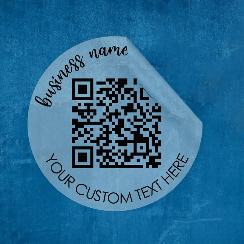 Custom Wedding QR Code Stickers Transparent Gold Foil Wedding Envelope Labels Your Own Wedding Website QR Code Stickers