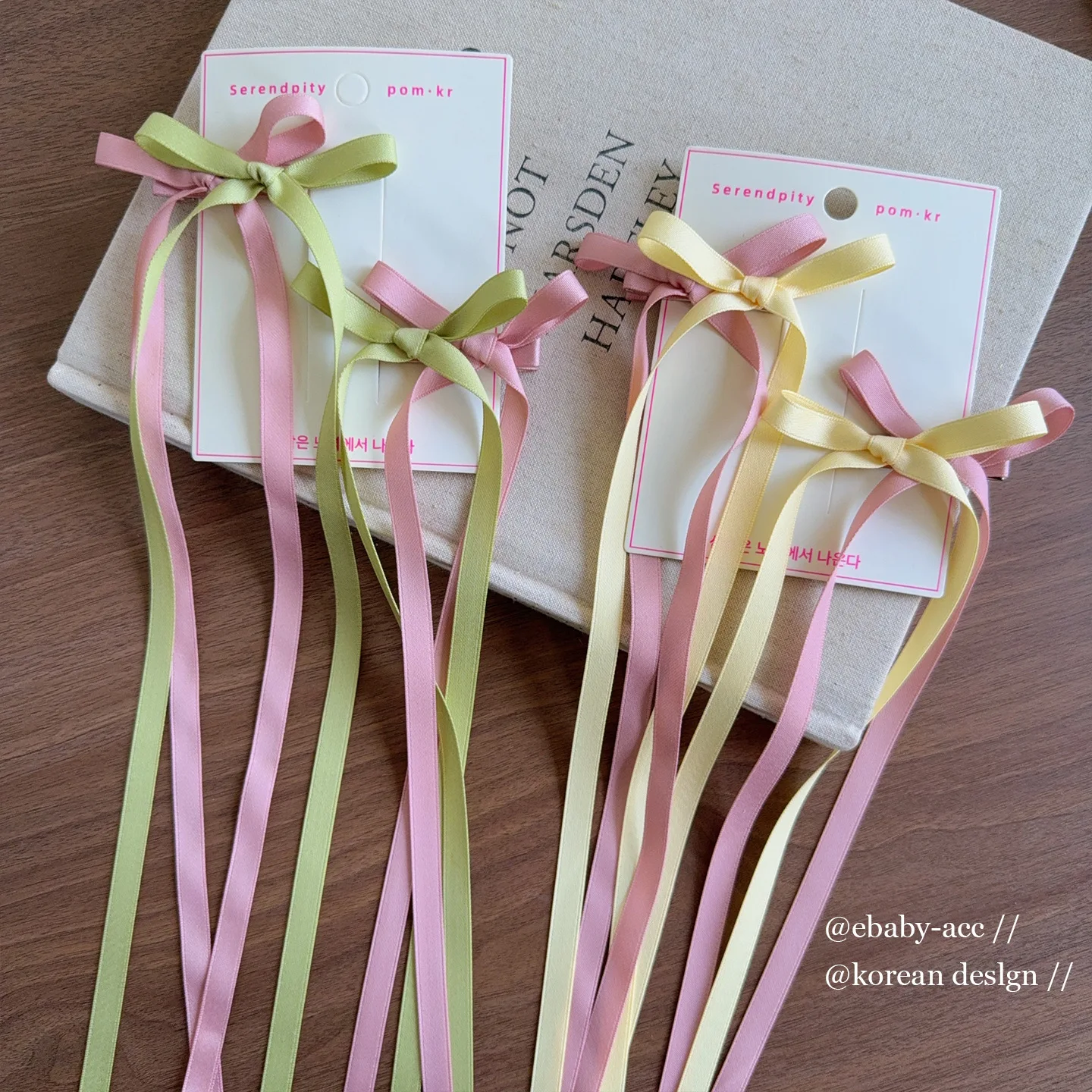 Hair Clips Ribbon Bow Colorful Braidable Streamer Non Slip Comfortable Grip for Girls Kids Double Ponytail Daily Party Travel