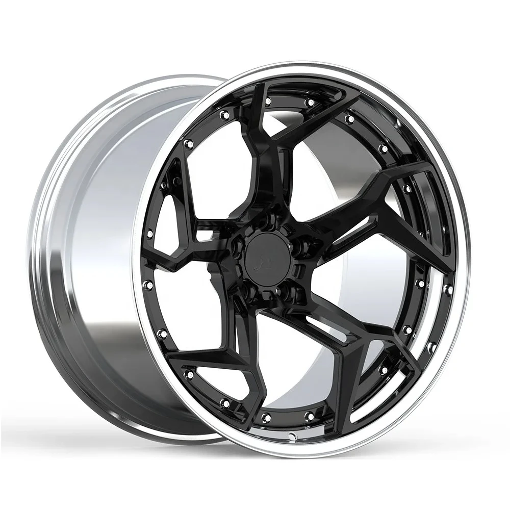 19 20 21 Inch 5x130 5x112 5x120 22 Custom Concave 2 Piece Forged Wheels for  Mercedes Benz Chevrolet Corvette