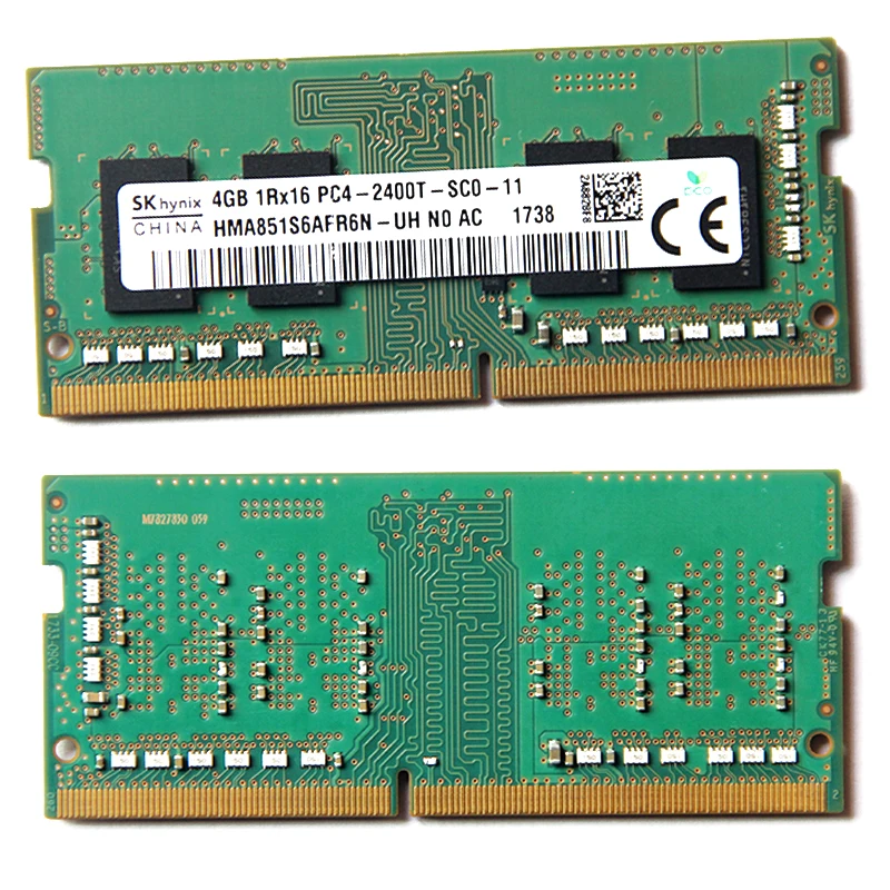 SK hynix DDR4 4GB 2400MHz RAM 1Rx16 PC4 - 2400T 1.2V Laptop memory SODIMM Mini host