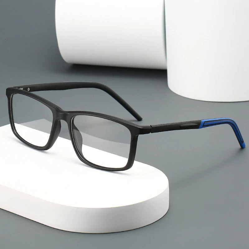 EYORA Men Sporty Square Business TR90 Reading Glasses Myopia Eyewear Hyperopia Anti Blue Ray Progressive Photochromic Eyewear