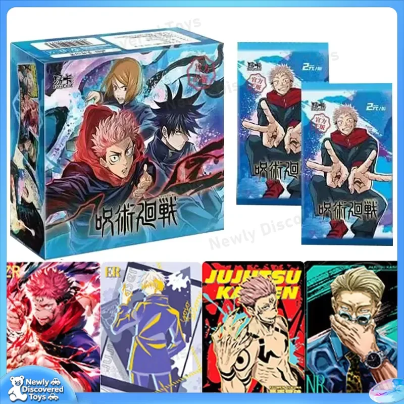 Jujutsu Kaisen Card Warlock Cards for Gojo Satoru Fushiguro Megumi Itadori Yuji Anime Character Collection Card Toys Gifts