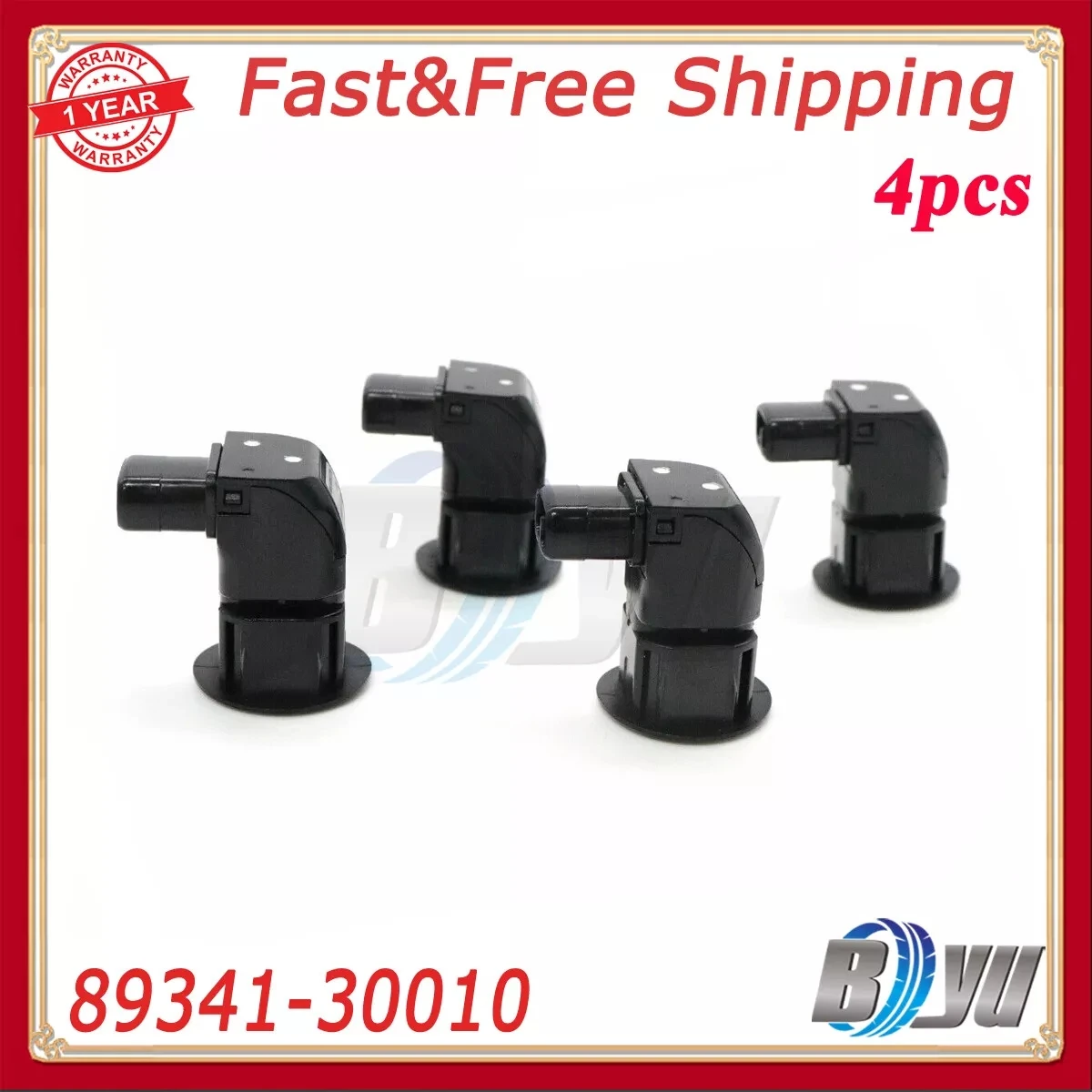 

4PCS Bumper Parking Sensor PDC 8934130010 For Lexus IS250 IS350 GS350 GS450h