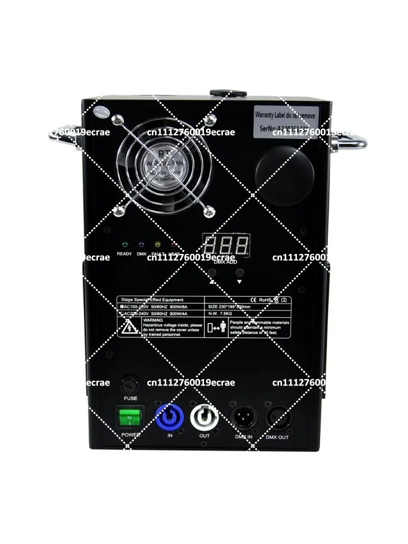 900W High Power Upward Cold Spark Machine Aluminum Alloy Housing with Cleaning Function DMX Remote for Events