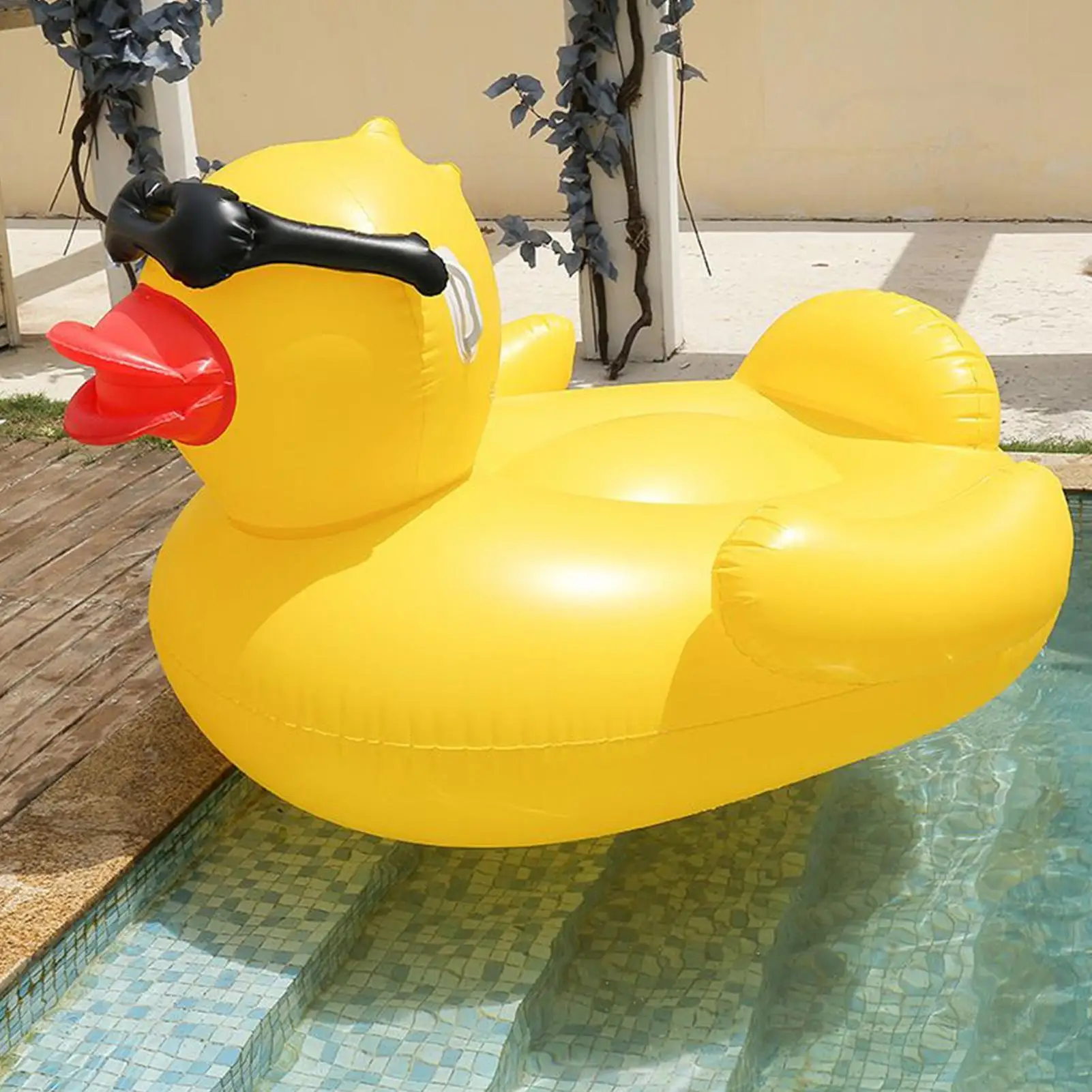 Canard gonflable géant, Tube flottant gonflable, jouets d'eau, radeaux, anneaux de bain, chaise longue flottante pour adultes et enfants