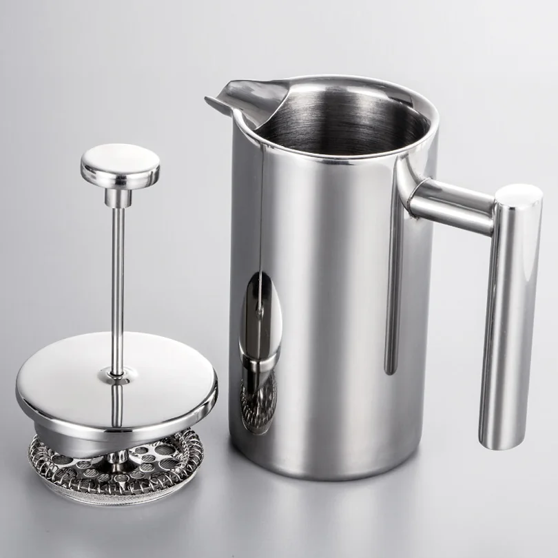 350ml/800ml/1000ml French Press Coffee Maker Stainless Steel Double Walled Insulated Coffee Maker Pot coffee maker coffee pot