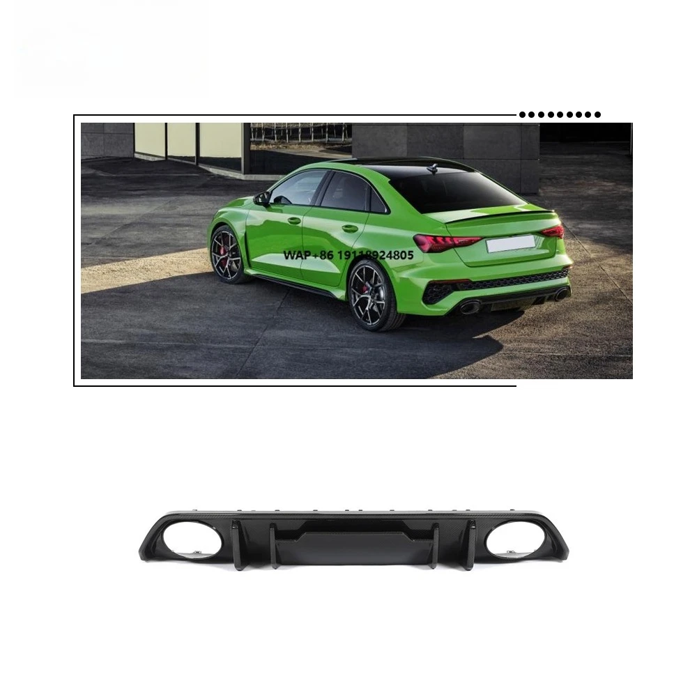 

Dry Carbon Fiber Car Rear Diffuser for-Audi RS3 8Y Sedan 4-Door 2022-2023
