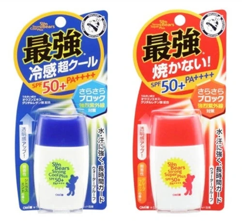 Sun Bears Strong Cool Plus/Super Plus SPF50+ PA++++ 30g Sunscreen from Japan