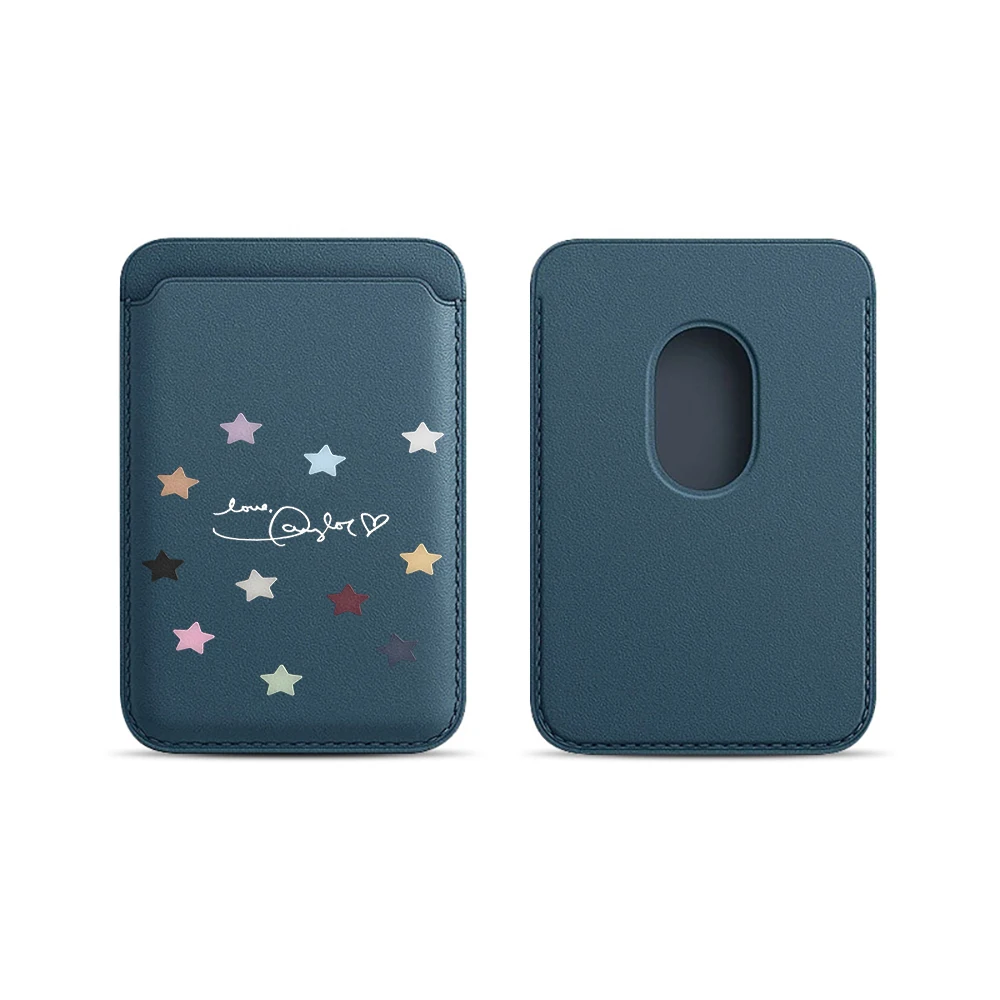 Stars Sky INS Leder-Kartenetui Handyhülle Magnetische Hülle Geeignet für Alle iPhones für Magsafe Karten-Handy-Rückentasche – Detail 7