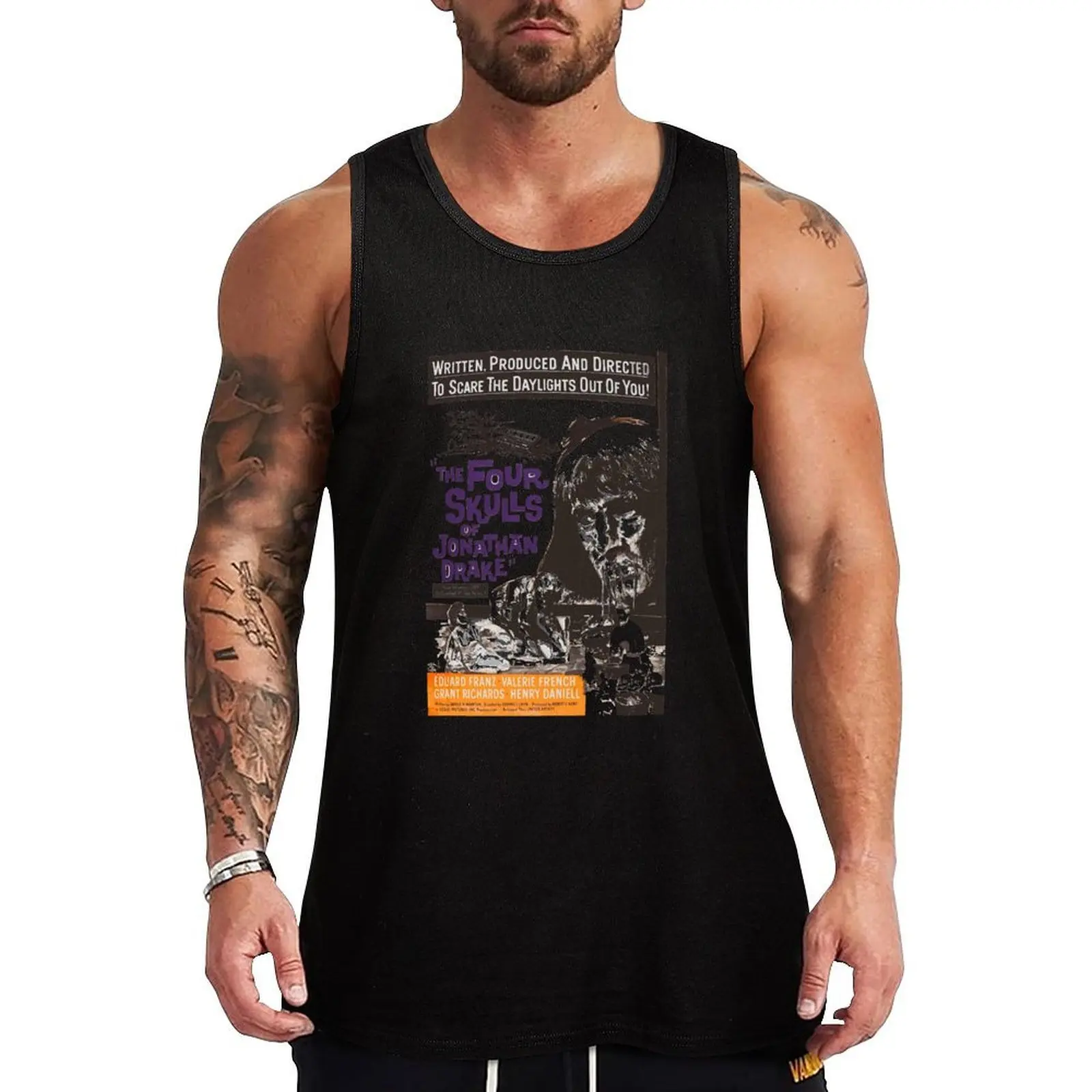 

The Four Skulls of Jonathan Drake Tank Top summer clothes for men summer clothes man 2025 T-shirt sports
