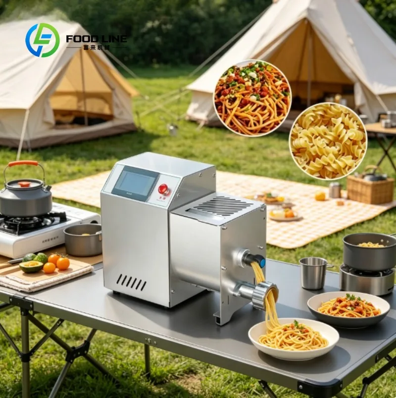Commercial Pasta Maker with good-Capacity Tank and Multi-Style Pasta Molds for Restaurants, Food Processing Plants and Home