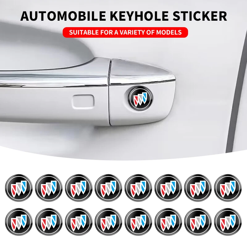

Car Door Lock Keyhole Stickers Anti-blocking For Buick Century Excelle GT Verano Regal LaCrosse Encore Park Avenue Envista GL8