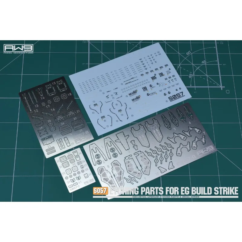 MADWORKS S057 High-detail Upgrade Etching Parts Decal for EG Build Strike Exceed Galaxy Mobile Suit Model Hobby DIY Accessories