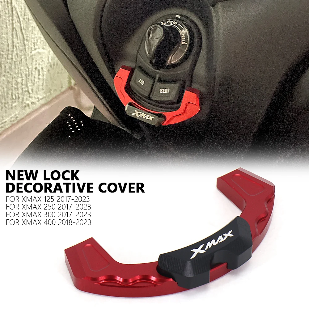 Motorcycle Accessories Starter Lock Keyhole Protective Cover For YAMAHA XMAX400 XMAX300 XMAX250 XMAX125 Motorbike Parts