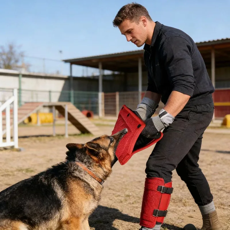 Dog Bite Pillow Entertaining Outdoor Dog Training Protective Sleeve Tear Resistant Thickened Bite Resistant Interactive Toys