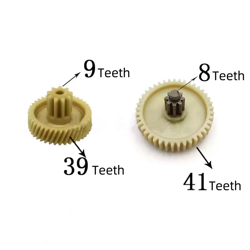 2pcs 9T-39T/8T-41T Suitable For Comix S3506/S338/S338 Paper Shredder Linking Motor Helical Gear/Reduction Spur Gear