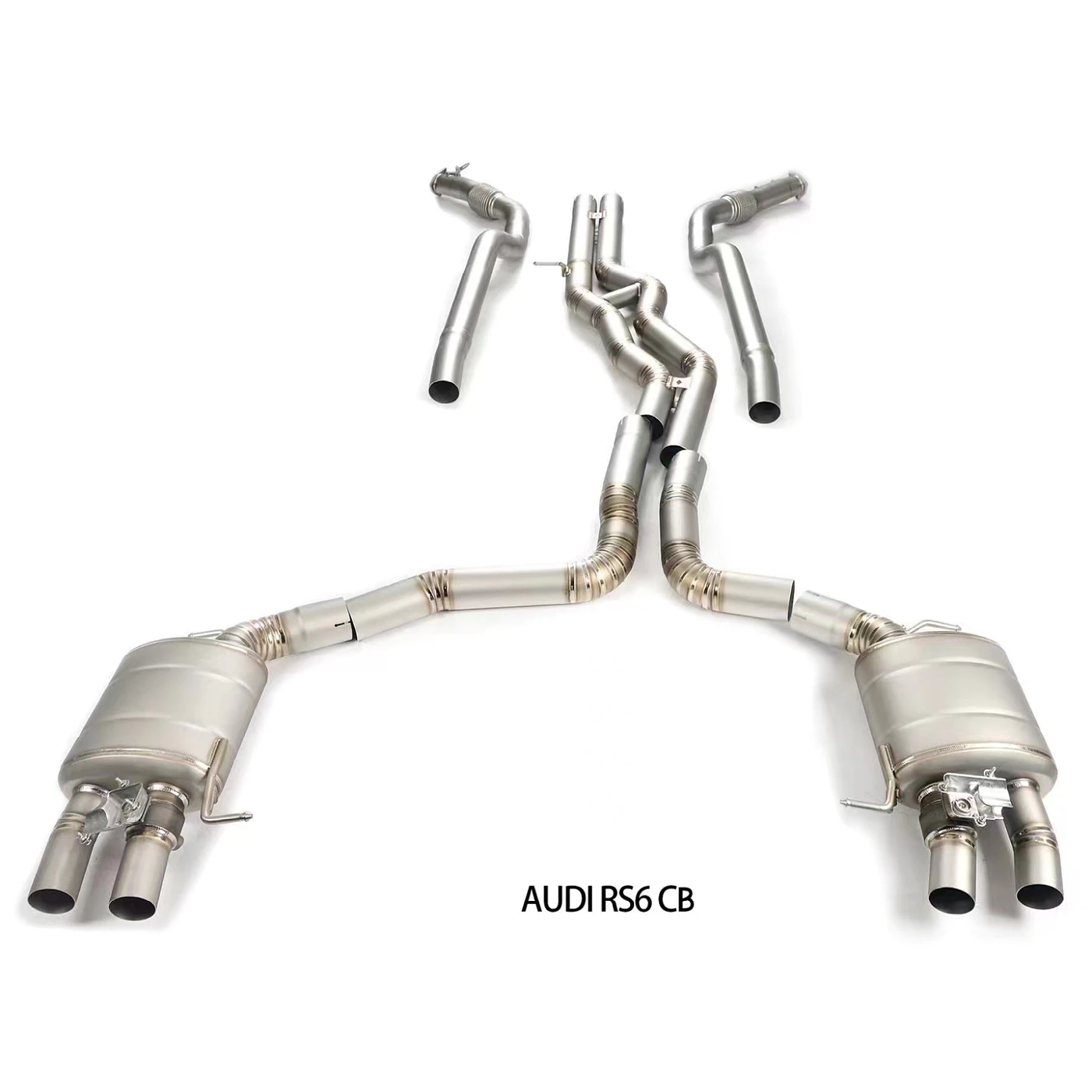 Titanium Exhaust System For Audi RS6 C8 Catback System