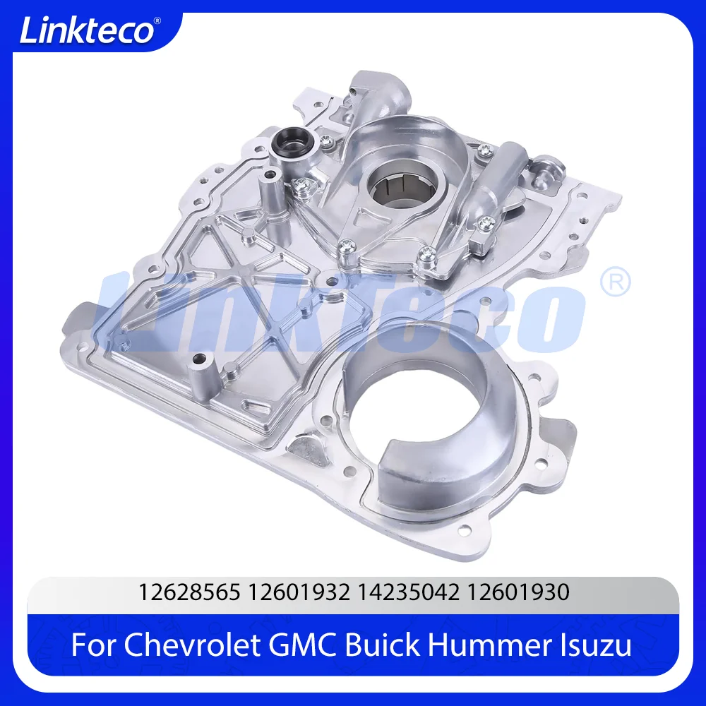 Engine Timing Chain Cover Oil Pump Fit 2.8 2.9 3.5 3.7 4.2 L L4 L5 L6 DOHC For Chevrolet Colorado GMC Canyon Buick Hummer Isuzu