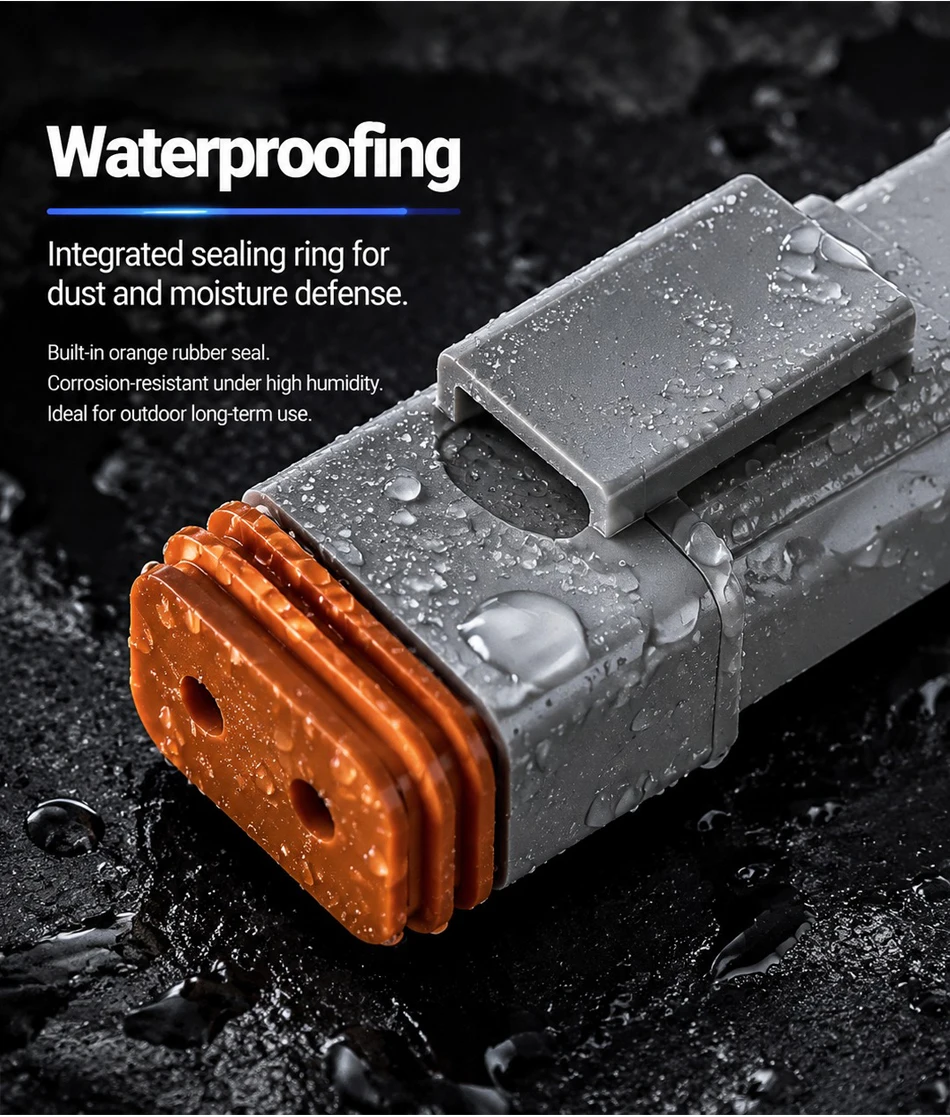 12 Pin DT04-12P DT06-12S Waterproof Connector with 15cm Cable Heavy Duty Electrical Plug Socket for Car, Truck,Motorcycle & Boat T&I Online Store