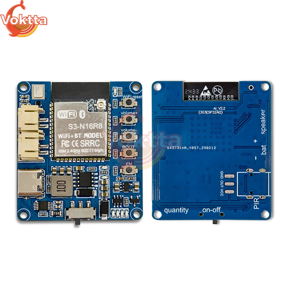 ESP32-S3 Voice Chat Speaker Module AI Artificial Intelligence Development Board Supports Deepseek Big Model Type-C Interface
