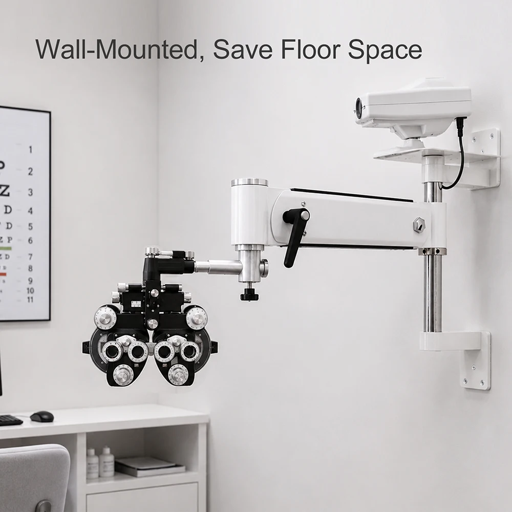 NEW Optometry Wall Phoropter Arm Mounted with Projector Holder for Visual Acuity Testing in Healthcare Equipment & Supplies PA-1